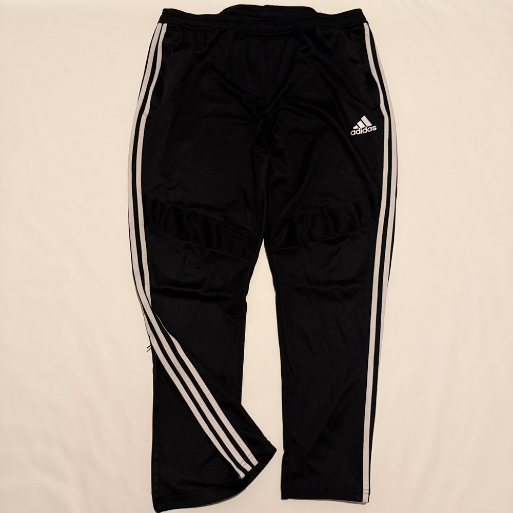 Adidas Track Pants Men 2XL Black Tiro 19 Striped Athletic Joggers D95958